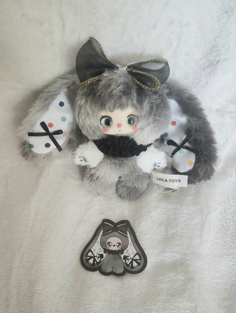 LIILA TOYS Liila's Fluff Ash Rainbow Candy Bunny 🗻